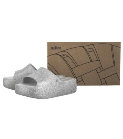 Melissa Free Platform Slide Gl 36126/BF581 Glitter Grey (ML354-a) shoes
