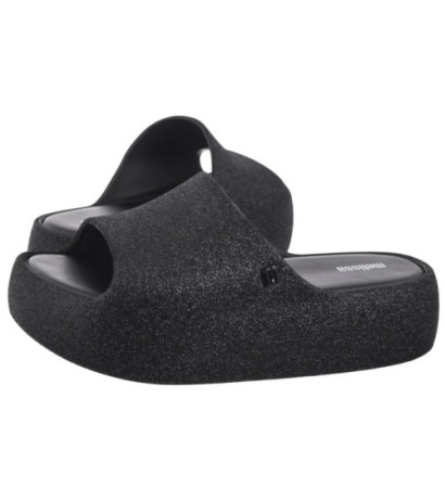 Melissa Free Platform Slide Gl 36126/BF580 Glitter Black (ML354-b) shoes