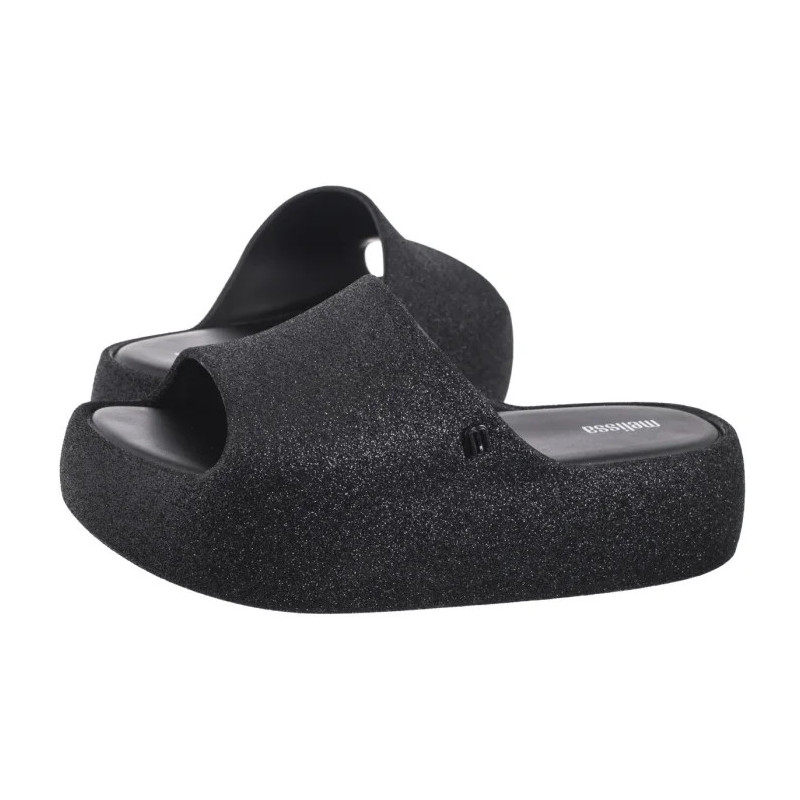 Melissa Free Platform Slide Gl 36126/BF580 Glitter Black (ML354-b) shoes