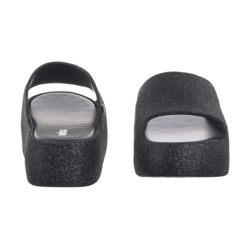 Melissa Free Platform Slide Gl 36126/BF580 Glitter Black (ML354-b) shoes