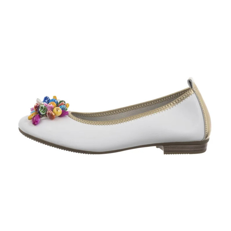 Filippo Białe DP6159/25 WH (FO155-a) ballerinas