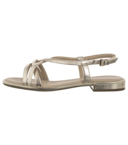 Caprice Złote 9-28100-44 978 Lt. Gold Metal (CP438-a) sandals