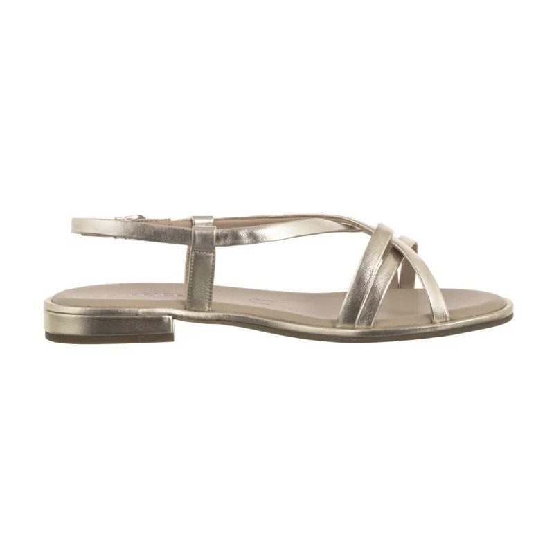 Caprice Złote 9-28100-44 978 Lt. Gold Metal (CP438-a) sandals