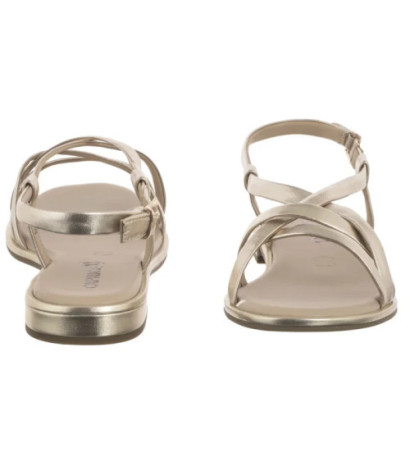 Caprice Złote 9-28100-44 978 Lt. Gold Metal (CP438-a) sandals
