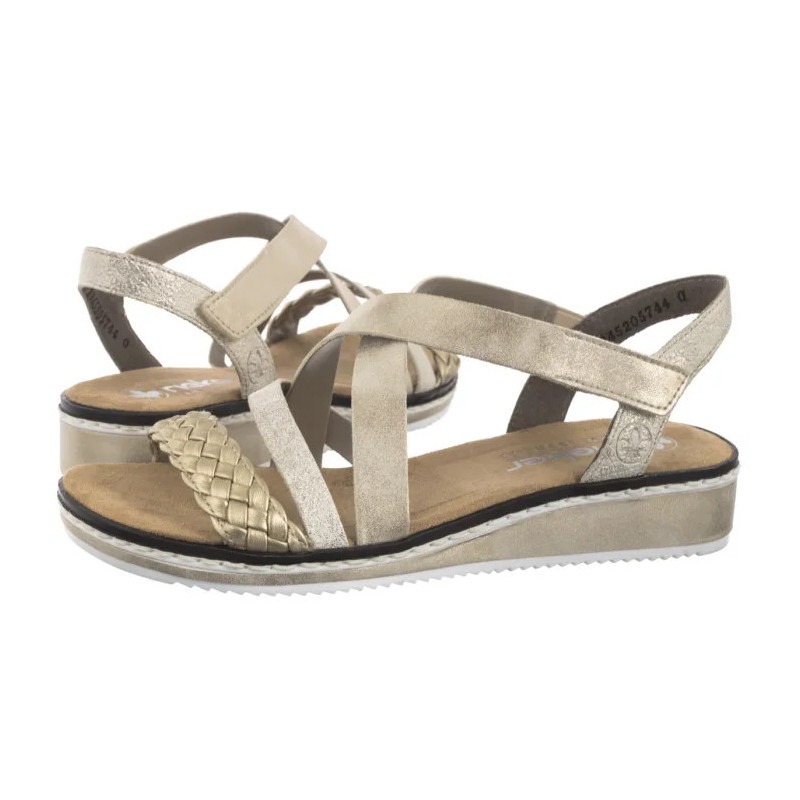 Rieker Złote V3663-90 Gold (RI253-a) shoes