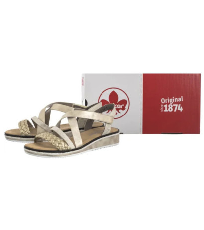 Rieker Złote V3663-90 Gold (RI253-a) shoes