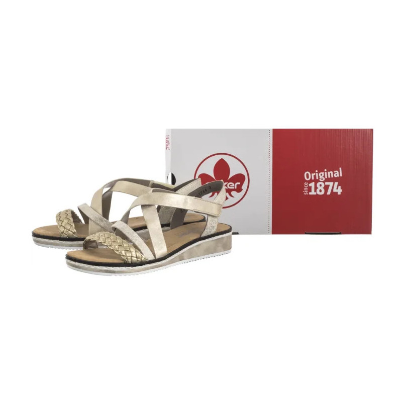 Rieker Złote V3663-90 Gold (RI253-a) shoes