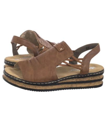 Rieker Brązowe 62962-22 Brown (RI257-a) shoes