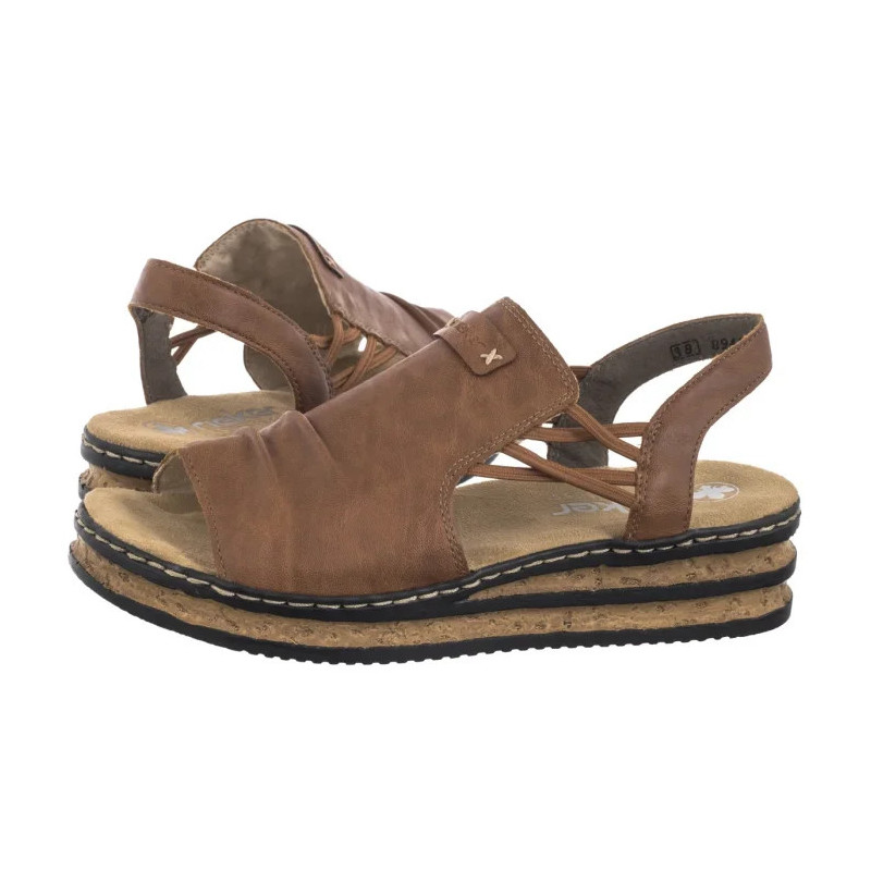 Rieker Brązowe 62962-22 Brown (RI257-a) shoes