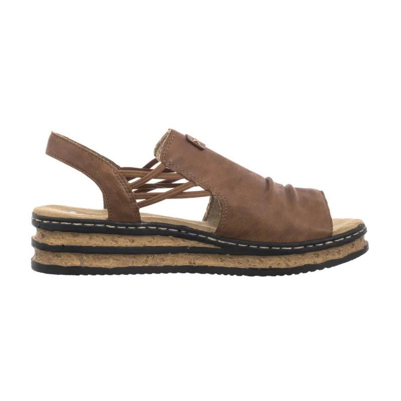 Rieker Brązowe 62962-22 Brown (RI257-a) shoes