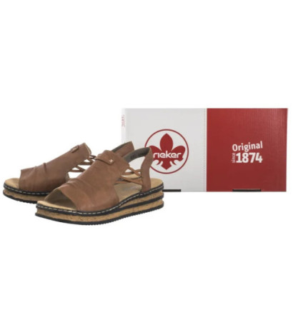 Rieker Brązowe 62962-22 Brown (RI257-a) shoes