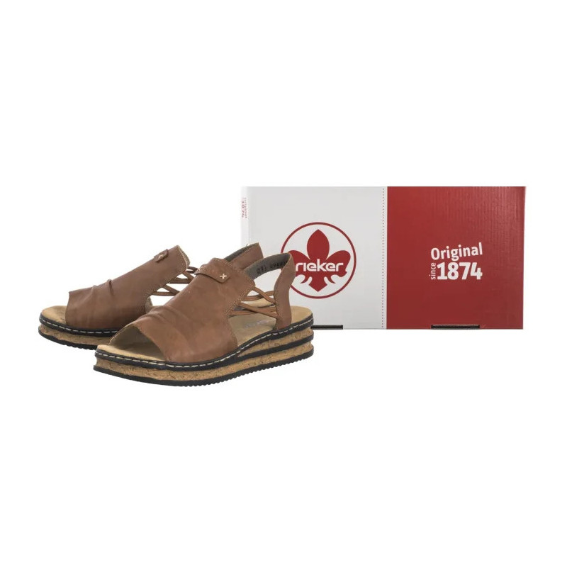 Rieker Brązowe 62962-22 Brown (RI257-a) shoes