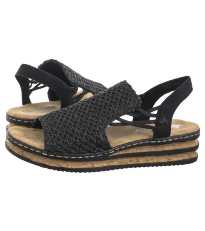 Rieker Czarne 62941-00 Black  (RI258-a) shoes