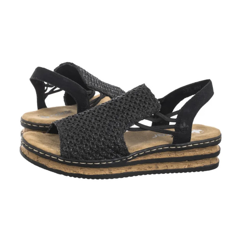 Rieker Czarne 62941-00 Black  (RI258-a) shoes
