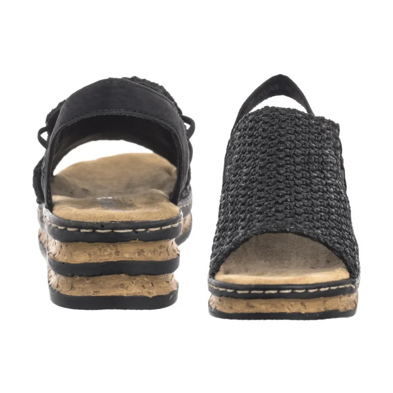 Rieker Czarne 62941-00 Black  (RI258-a) shoes