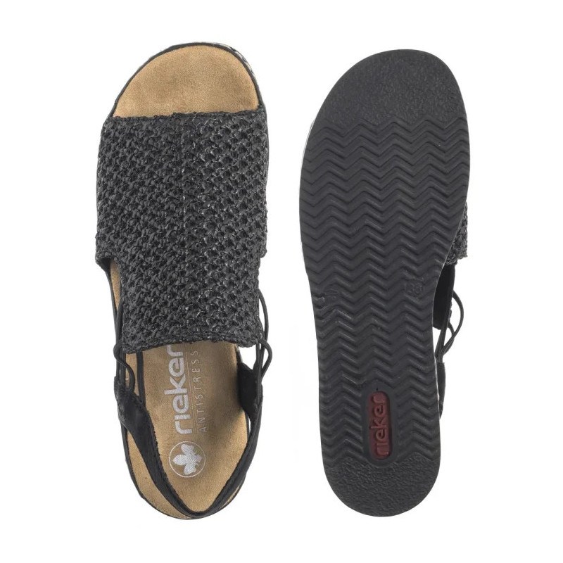 Rieker Czarne 62941-00 Black  (RI258-a) shoes