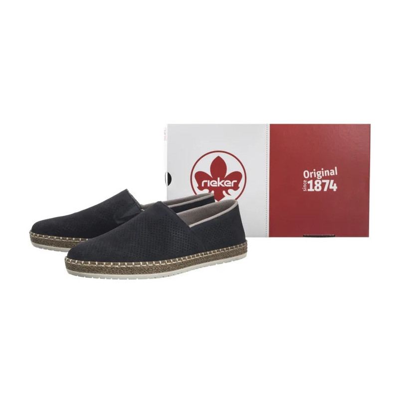 Rieker Niebieskie B5285-14 Blue (RI259-a) Sneakers
