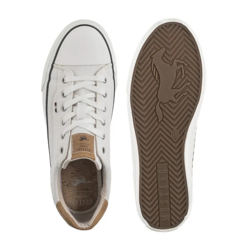 Mustang Białe 1272-307-1 (MU582-b) shoes