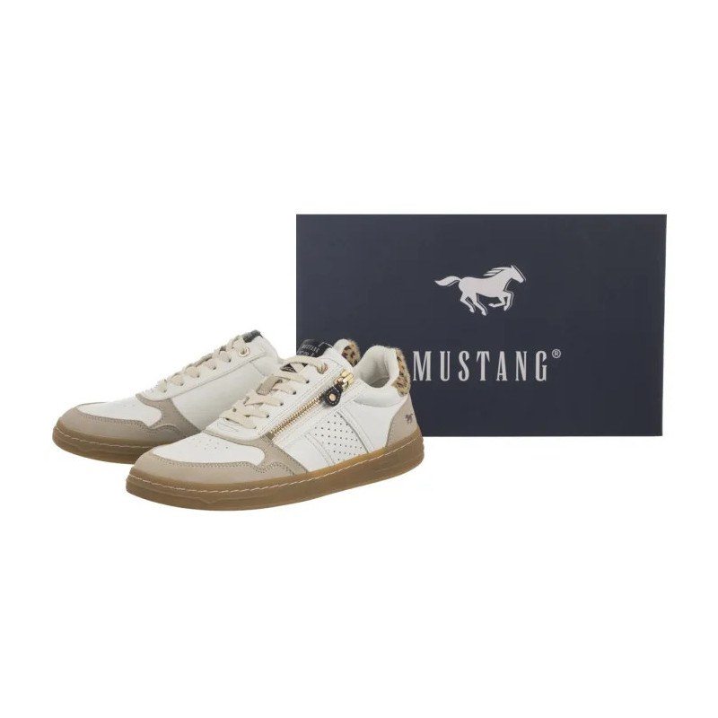 Mustang Białe 1511-301-203 (MU586-a) shoes