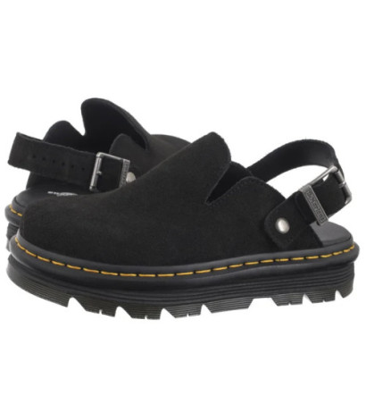 Dr. Martens ZebZag Mule Eh Suede Black 31657001 (DR104-a) Women's Shoes/Flip Flops