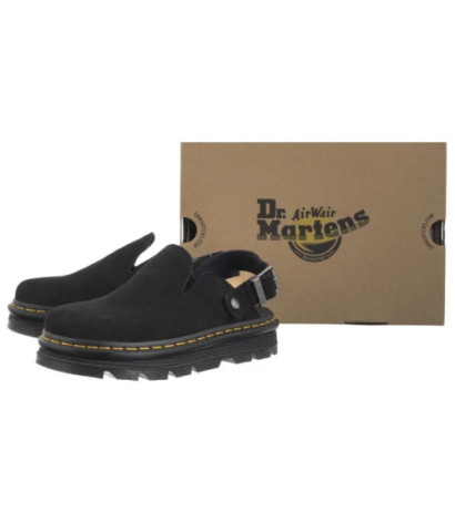 Dr. Martens ZebZag Mule Eh Suede Black 31657001 (DR104-a) Women's Shoes/Flip Flops