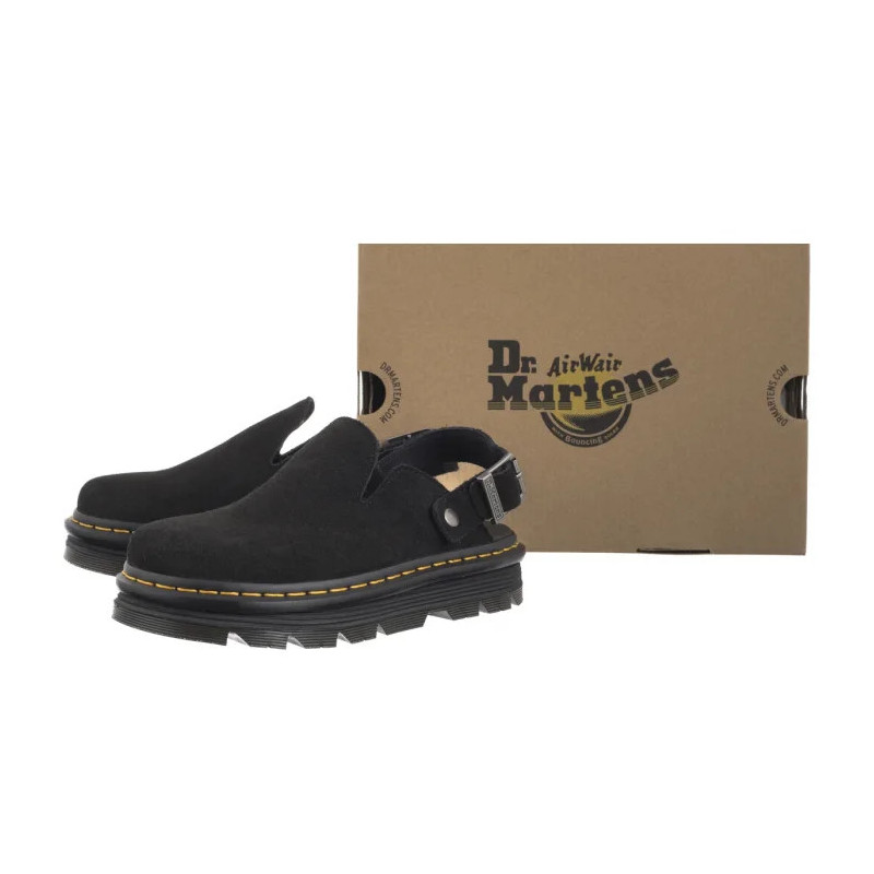 Dr. Martens ZebZag Mule Eh Suede Black 31657001 (DR104-a) Women's Shoes/Flip Flops