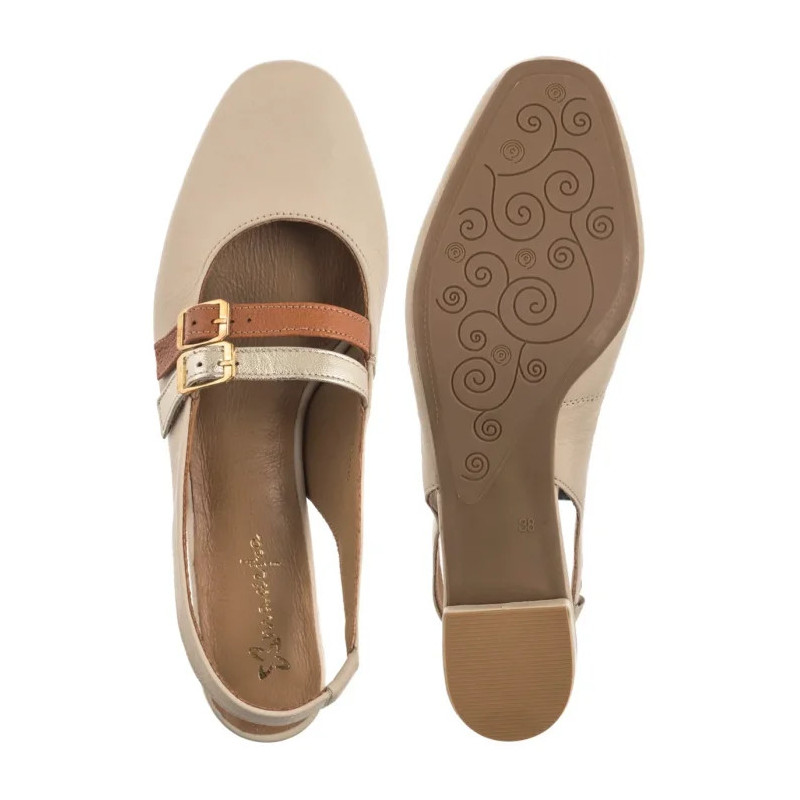 Maciejka Beżowe 06898-04/00-1 (MA1339-a) shoes