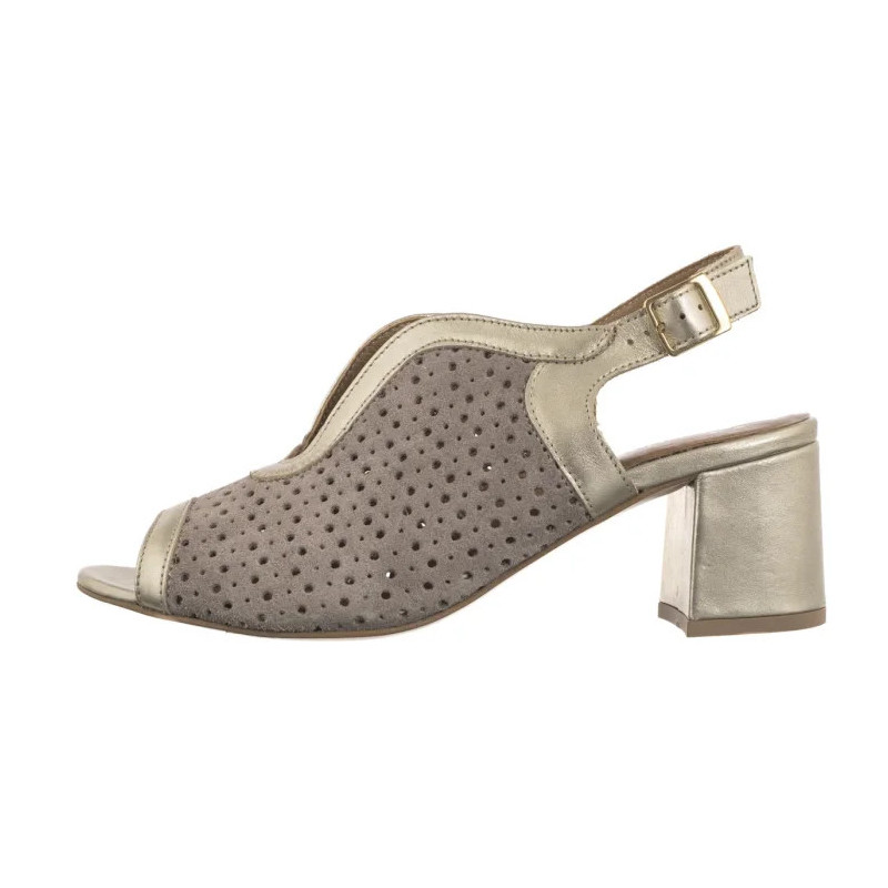 Maciejka Beżowe+Złote 06920-04/00-1 (MA1340-a) shoes