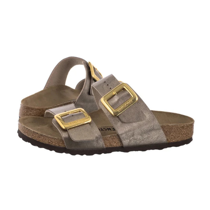 Birkenstock Sydney Cushion Buckle Graceful Taupe 1029372 (BK301-b) Women's Shoes/Flip Flops