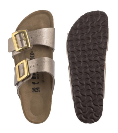 Birkenstock Sydney Cushion Buckle Graceful Taupe 1029372 (BK301-b) Women's Shoes/Flip Flops