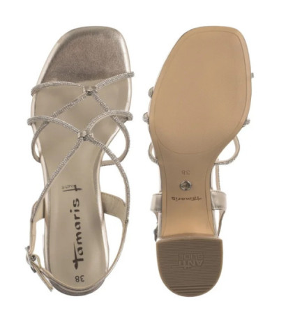 Tamaris Złote 1-28236-42 933 Light Gold (TM530-a) shoes