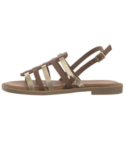 Tamaris Brązowe 1-28104-44 457 Cuoio Comb (TM531-a) sandals