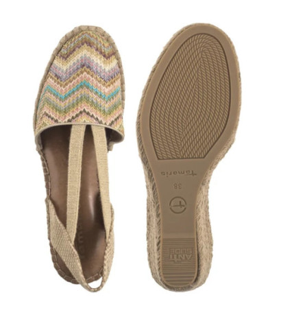 Tamaris Beżowe 1-29603-44 902 Milticolor (TM532-a) shoes