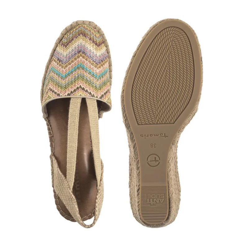 Tamaris Beżowe 1-29603-44 902 Milticolor (TM532-a) shoes