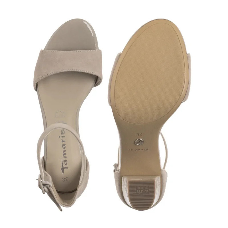 Tamaris Szare 1-28326-42 201 Grey Suede (TM534-a) shoes