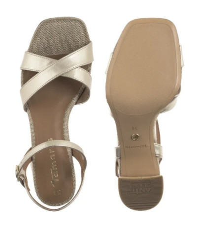 Tamaris Złote 1-28320-44 933 Light Gold (TM537-a) shoes