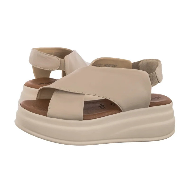 Tamaris Beżowe 1-28303-44 418 Ivory (TM538-a) shoes