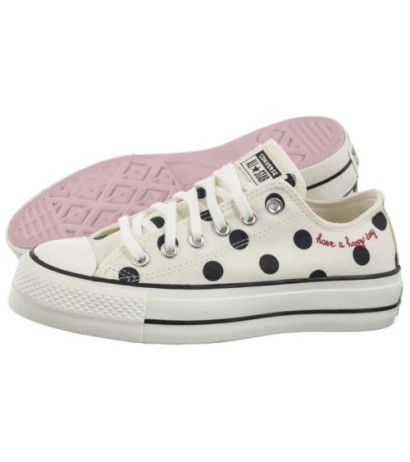 Converse CTAS Lift Ox Egret/Black/Days Ahead A10689C (CO767-a) shoes