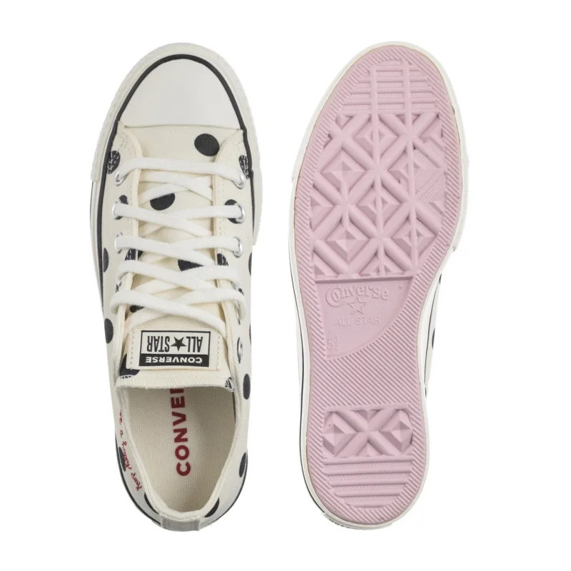 Converse CTAS Lift Ox Egret/Black/Days Ahead A10689C (CO767-a) shoes