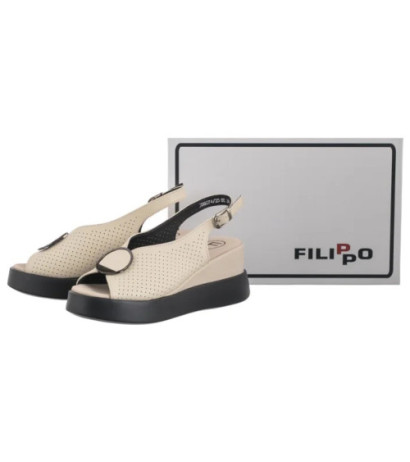 Filippo Beżowe DS6074/25 BE (FO160-a) shoes