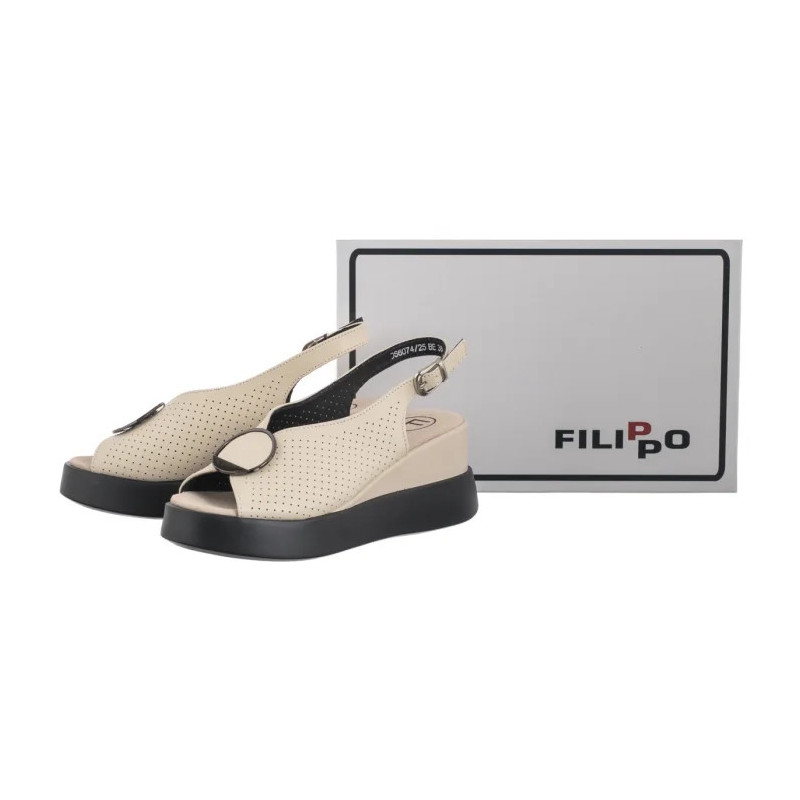 Filippo Beżowe DS6074/25 BE (FO160-a) shoes