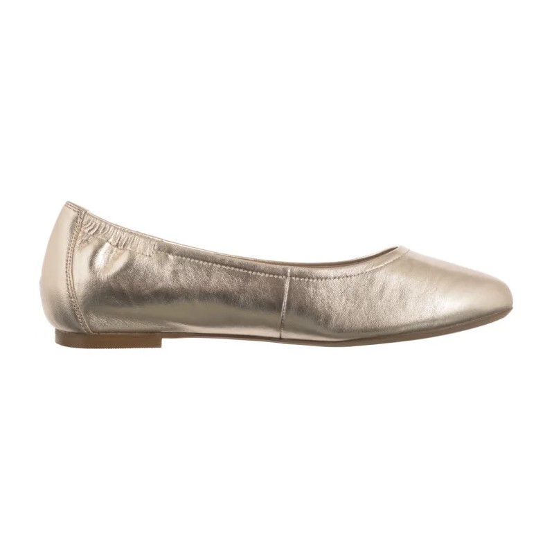 Caprice Złote 9-22111-44 978 Lt.Gold Metal (CP440-a) ballerinas