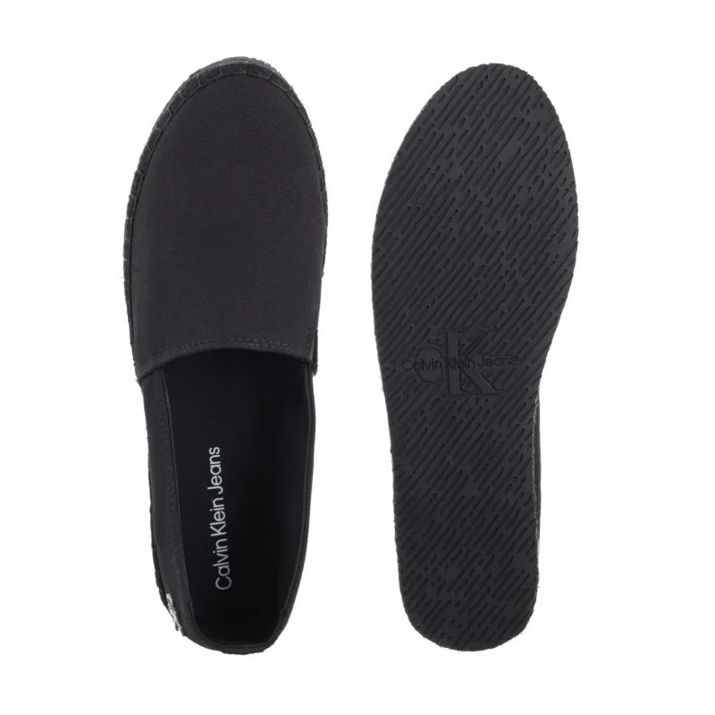 Calvin Klein Flatform Espadrille Mg/Hdw Triple Black YW0YW01737 0GJ (CK656-a) sneakers