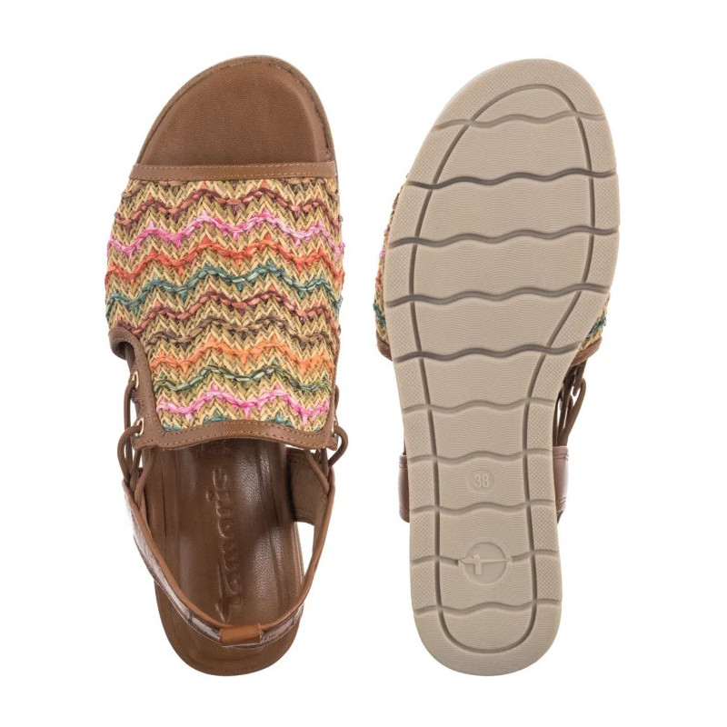 Tamaris Brązowe/Multikolor 1-28240-44 902 Multicolor (TM544-a) shoes