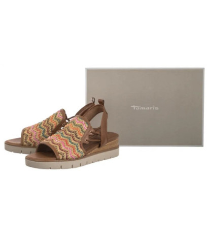 Tamaris Brązowe/Multikolor 1-28240-44 902 Multicolor (TM544-a) shoes