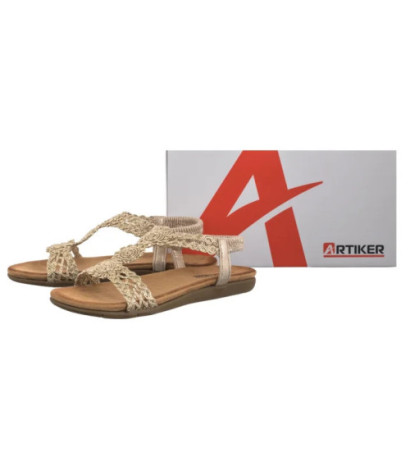 Artiker Złote 56C1281 (AR153-a) sandals