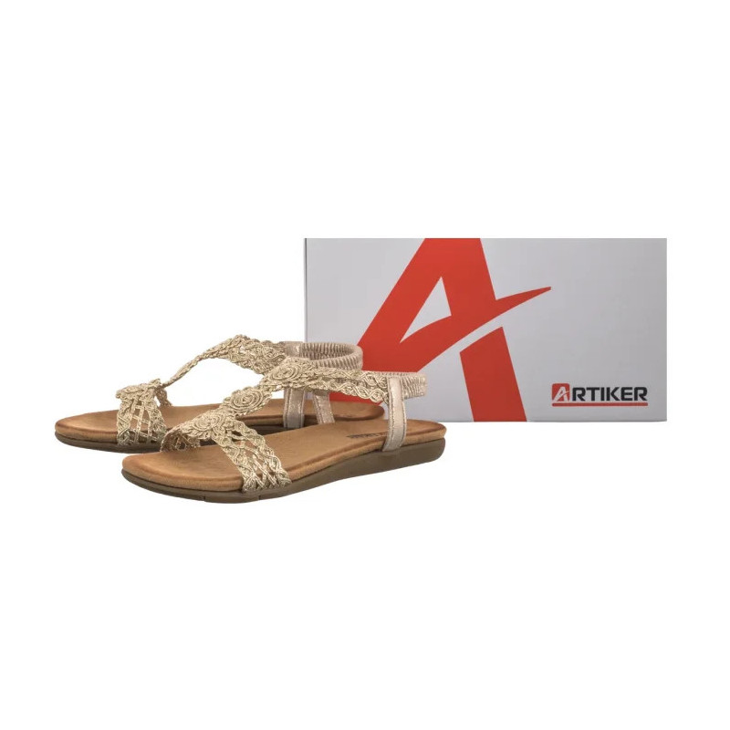 Artiker Złote 56C1281 (AR153-a) sandals