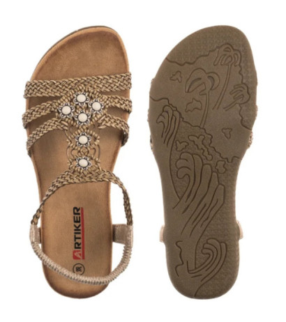 Artiker Brązowe 56C1324 (AR155-a) sandals