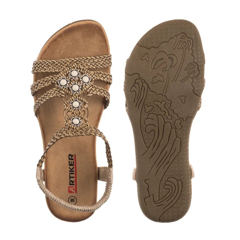 Artiker Brązowe 56C1324 (AR155-a) sandals