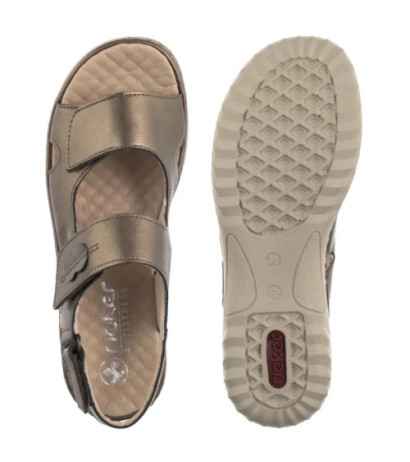 Rieker Brązowe 60462-90 Bronze (RI264-a) sandals